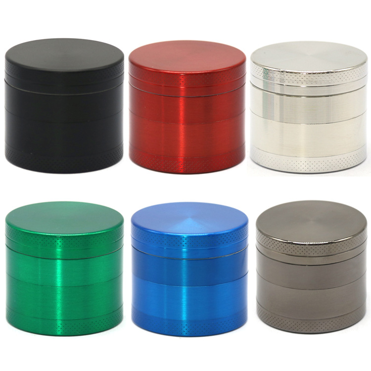 Smoking Pipe Cross border 4-layer 63mm flat patterned zinc alloy cigarette sharpener cigarette set 63 * 41mm