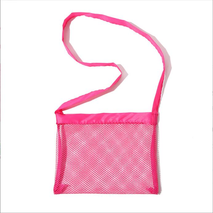 Sacs de plage de sable pour enfants Collecte de trésors Sac de rangement Mesh Shell Jouets Organisateur Span Dinosaure Voyage Fourre-tout extérieur Été Portable Cross Body Sacs à bandoulière BC631