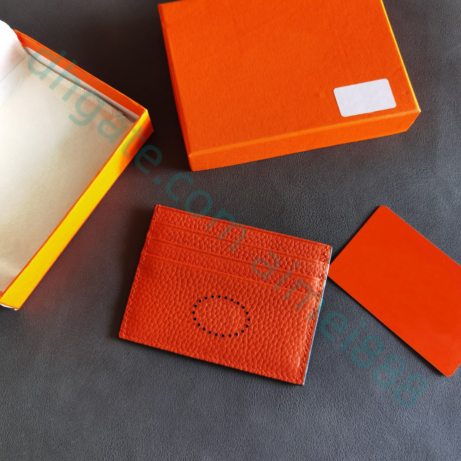 디자이너 카드 홀더 지갑 케이스 케이스 품질 파우치 정품 가죽 여성 지갑 열쇠 고리 신용 ​​코인 클러치 미니 가방 원본 상자