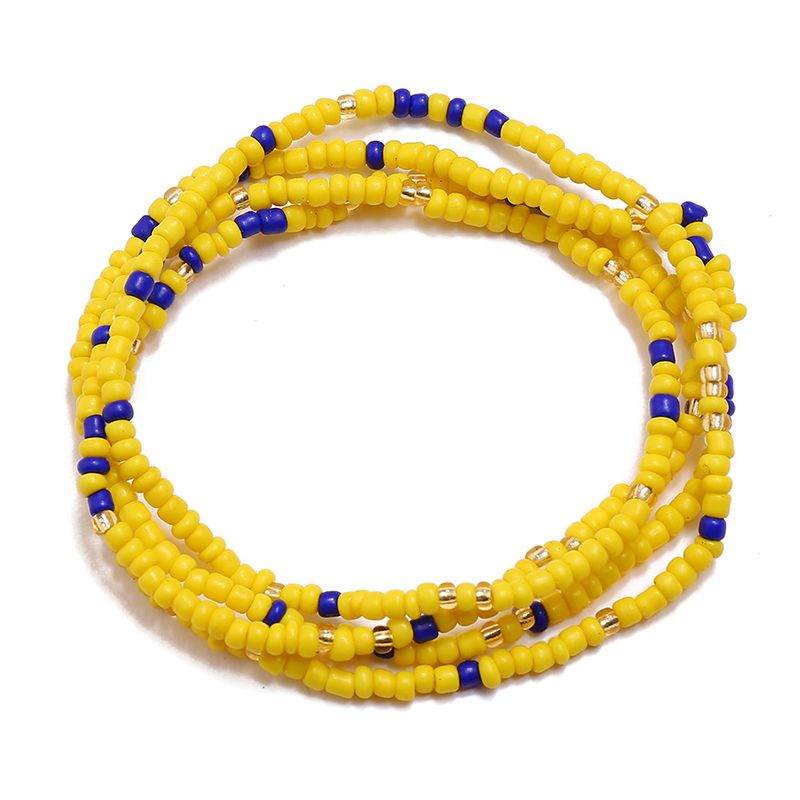 Bohemia Colorful Handmade Beads Belly Chains Chain Simple Bikini Waist Chain for Women Beach Jewelry