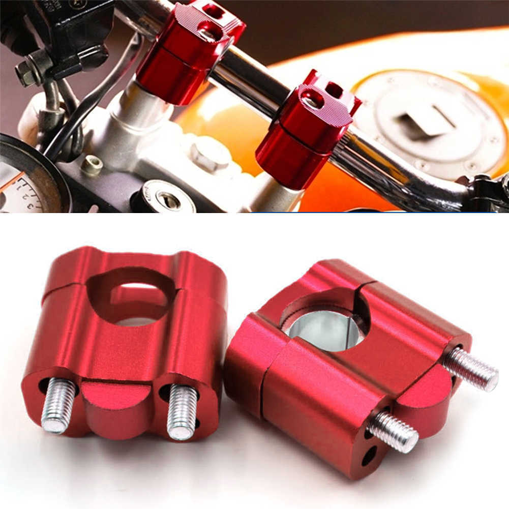 New Cnc 22mm 28mm Off Road Motorcycle Bar Clamps Handlebar Risers Adapter for 7/8" 1-1/8 Pit Dirt Motorbike Universal