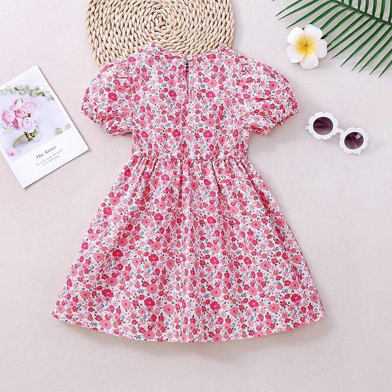 Robes pour filles Filles décontractées Printemps été nouvelle robe de soirée design mignonne 1-6 ans gilet de vêtements pour bébés pour enfants G220523