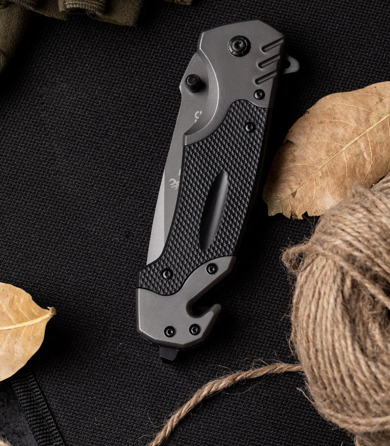 Spot Folding knife Stainless Steel high hardness outdoor knife fishing knife self-defense camping multifunctional folding knife