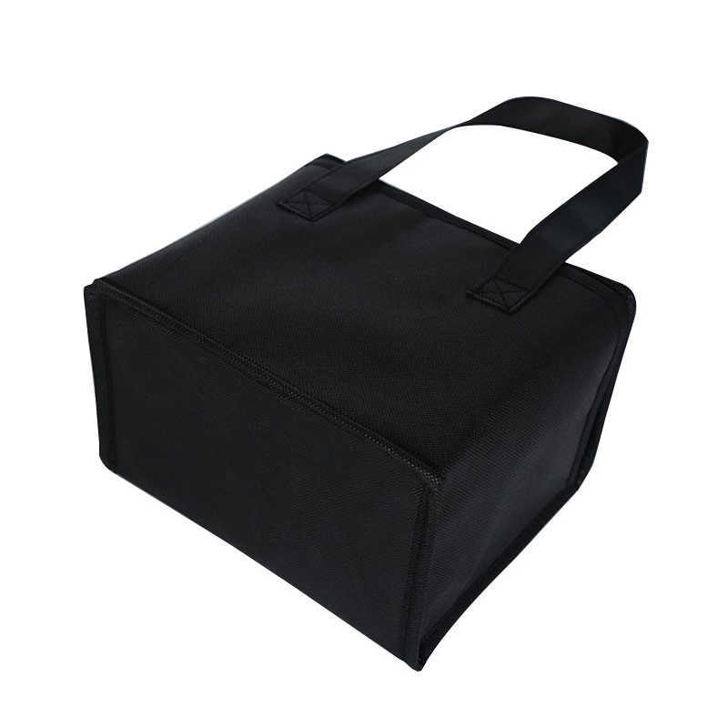 Backpacking Packs Black hot lunch portable insulated refrigerated food bag camping bento storage box children's large capacity picnic handbag P230524