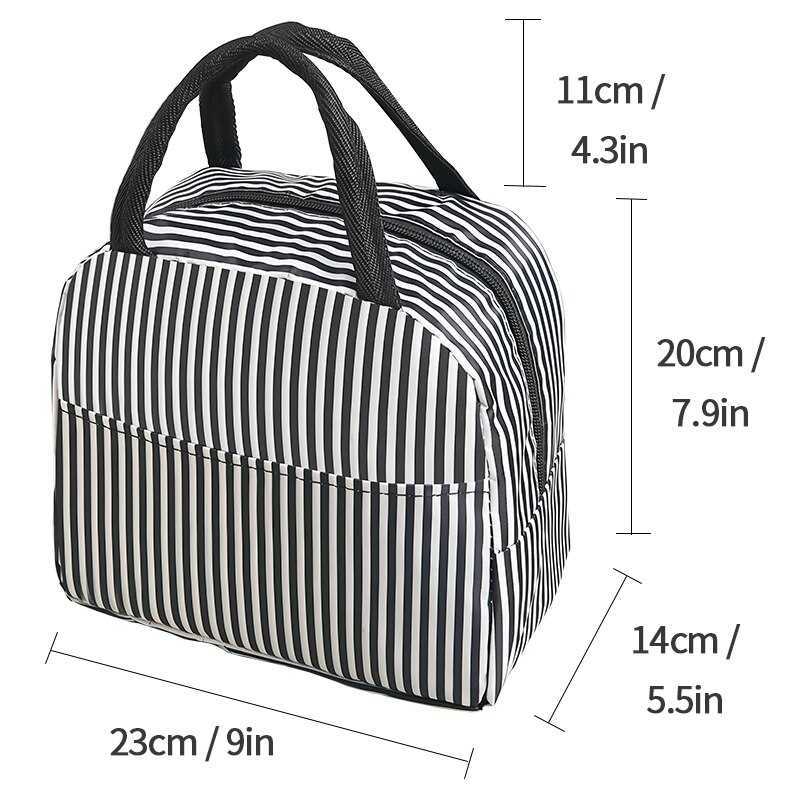 Backpacking Packs Insulated bag for women's waterproof thick aluminum foil children's mini portable beach cooler warm lunch box P230524