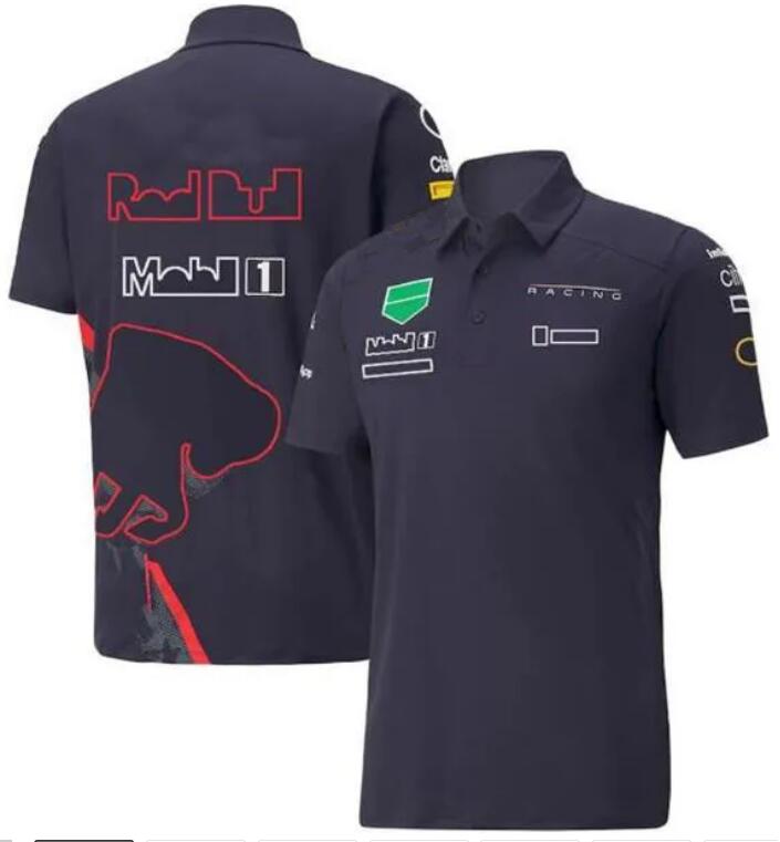 F1 racing polo shirt summer new team short-sleeved body shirts with custom