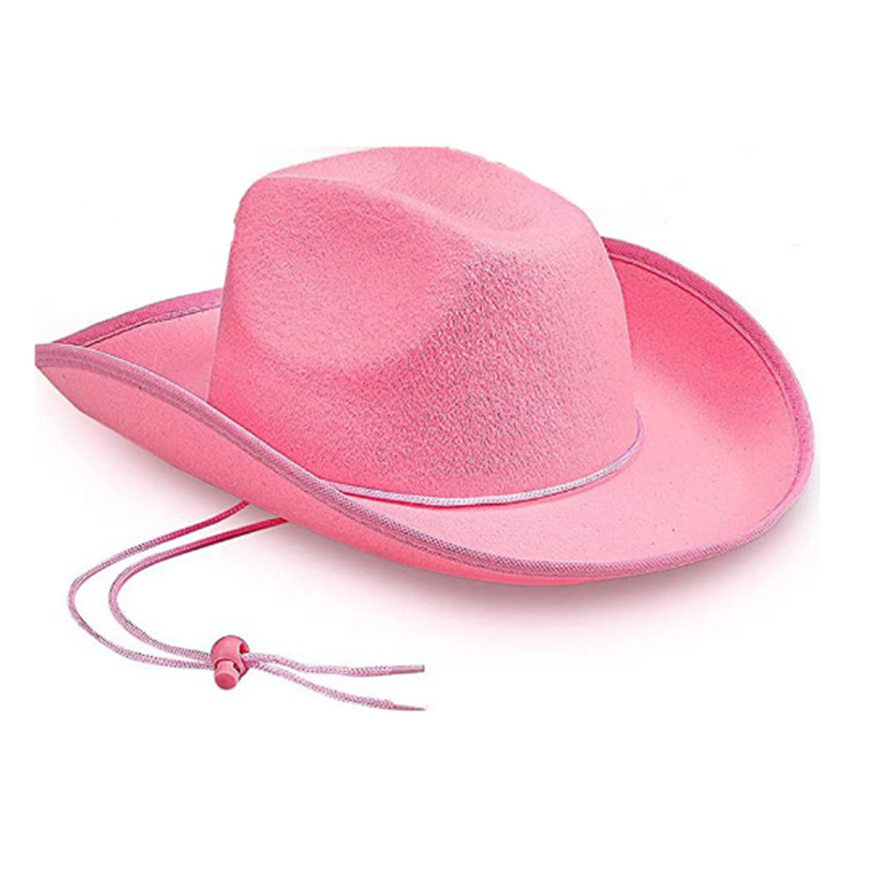 Cappello da cowboy occidentale donna Uomo Cappelli Fedora Fedora Cappellino a tesa larga Cappellini jazz Feltro Trilby