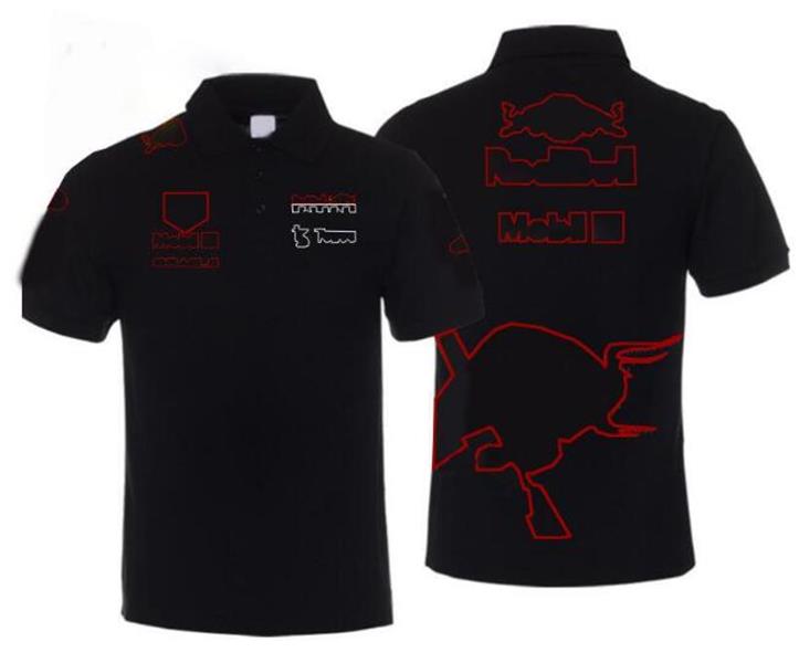 F1 racing polo shirt summer new team short-sleeved body shirts with custom