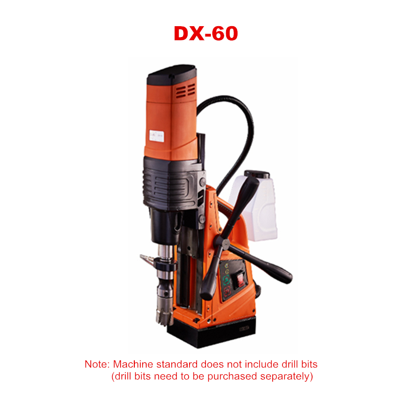 Magnetic Core Drill Machine DX-35 DX-60 Annular Cutter Magnetic Drill Press 1100W 1500W Electric Bench Drilling Rig Machine for Engineering Steel Structure