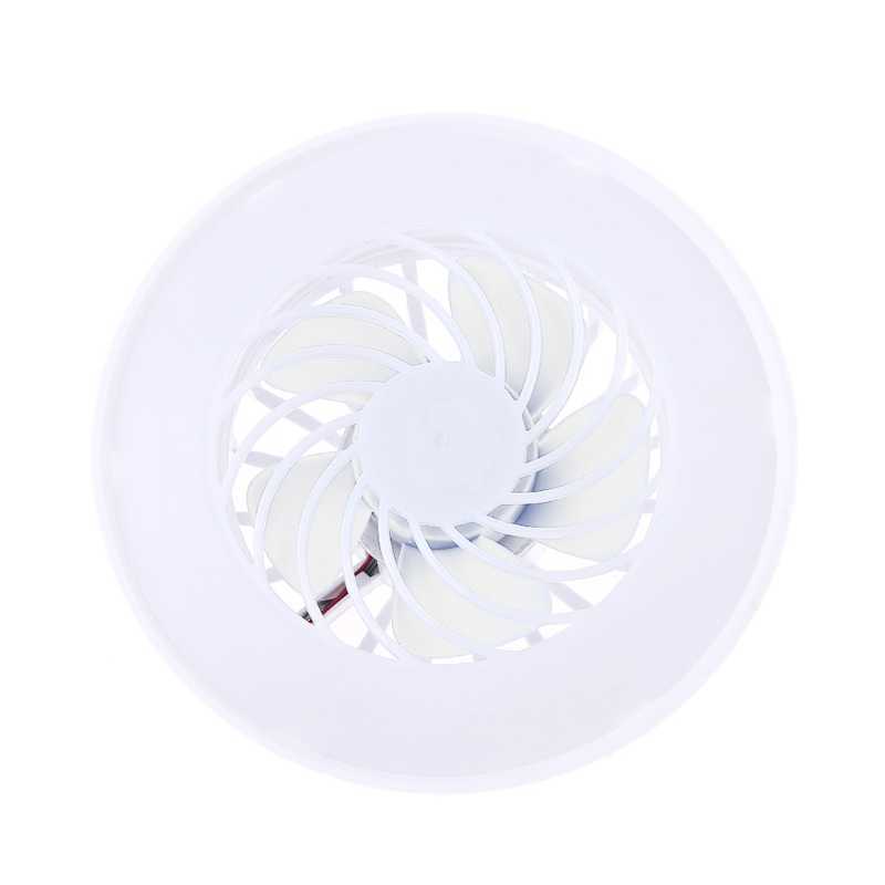 New Universal 2-in-1 AC 220V E27 12W LED Lampada E27 Ventilatore da soffitto con lampadina a LED Home Office Night Market Book Room