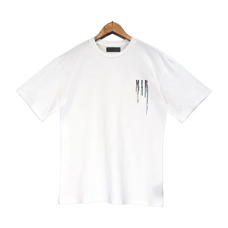 23sss мужская футболка дизайнерская футболка мужские футболки из чистого хлопка дышащая простая и универсальная модная ретро пара подходящая одежда