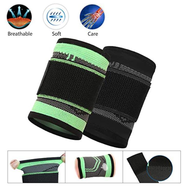 Bracelet d'haltérophilie professionnel Poignets élastiques Bandage Gym Fitness Powerlifting Poignet Protection Brace Support Strap pour Cyclisme Basketball Tennis