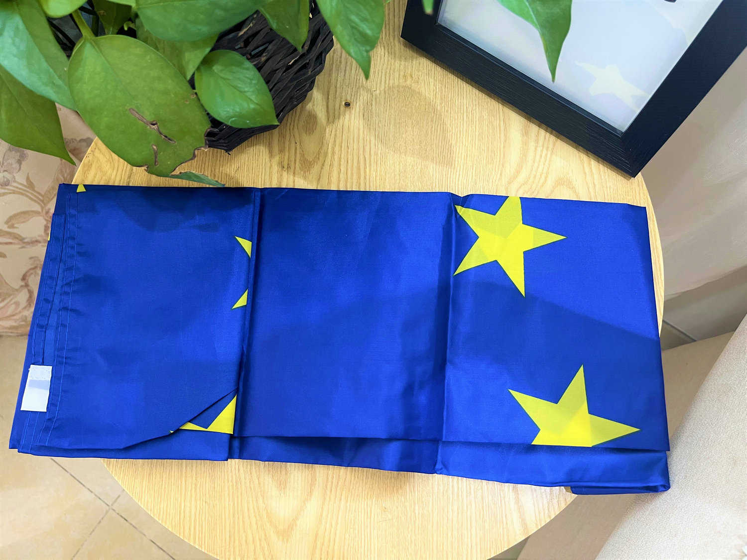 Banner bayrakları Büyük Avrupa Birliği AB bayrağı 90*150cm Euro Avrupa Süper Şartlıcası Süper Şartlıca Amblemi Avrupa Konseyi Polyester G230524