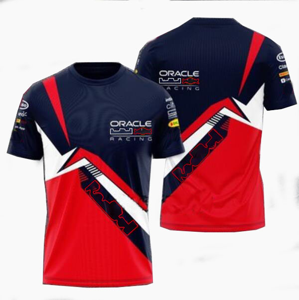F1 racing shirts summer new team short-sleeved jerseys with custom