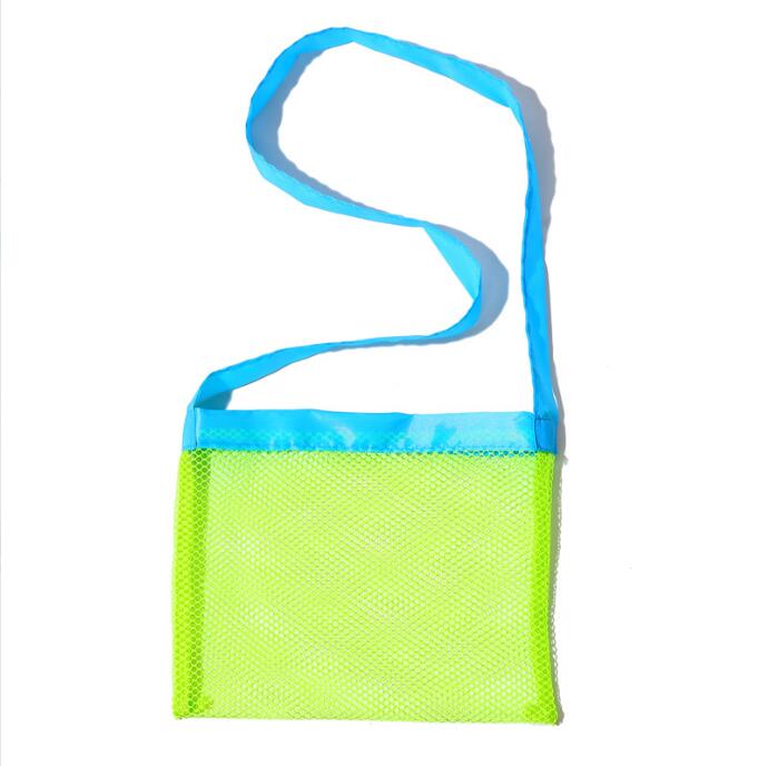 Kids Sand Beach Bags Collecting Treasures Storage Bag Mesh Shell Toys Organizer Span Dinosaur Travel Outdoor Tote Summer Portable Cross Body Shoulder Bags BC631