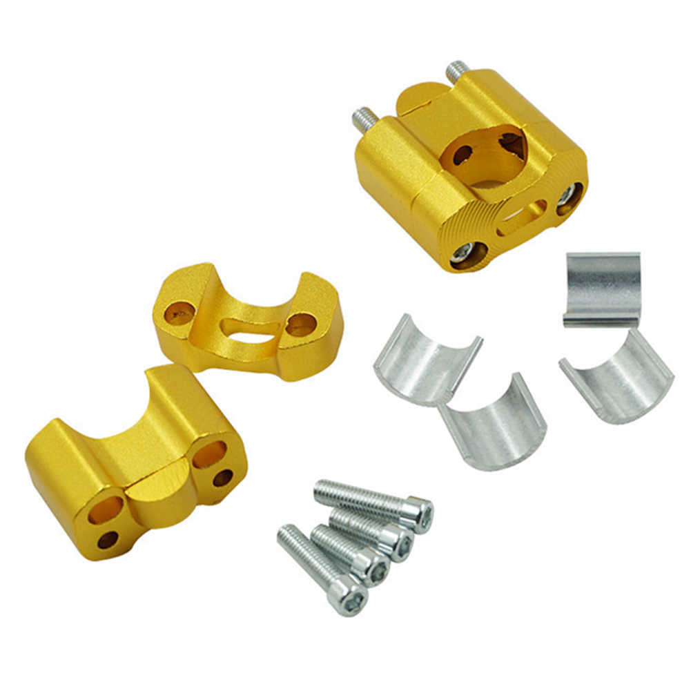 New Cnc 22mm 28mm Off Road Motorcycle Bar Clamps Handlebar Risers Adapter for 7/8" 1-1/8 Pit Dirt Motorbike Universal