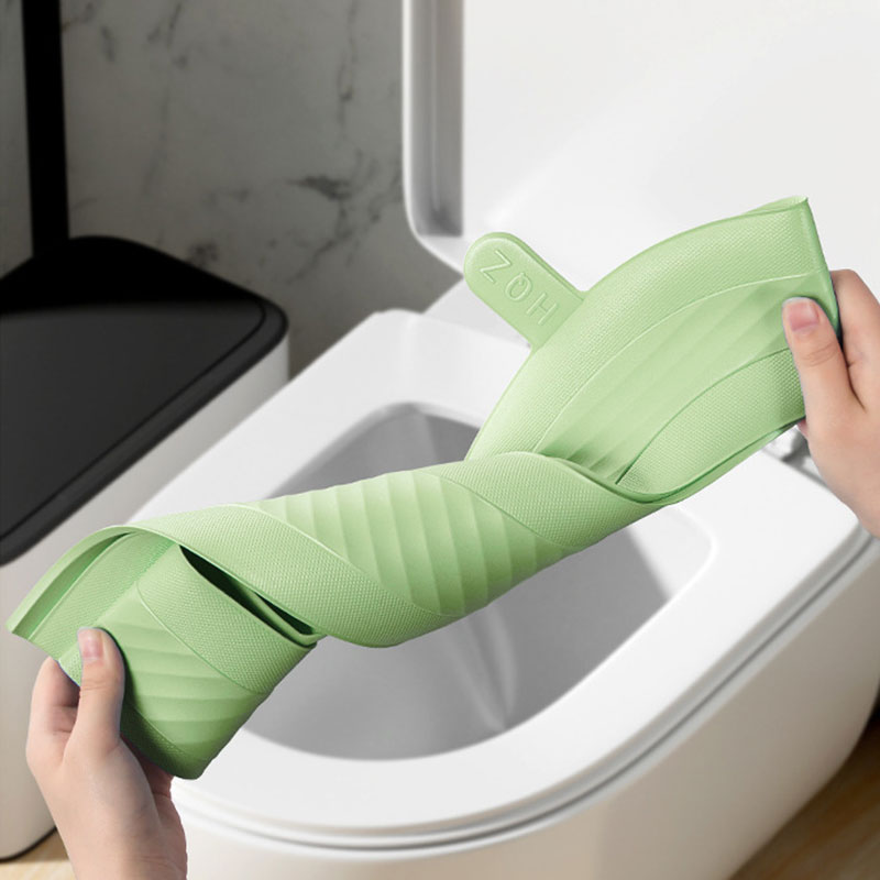 Copertine il bagno Eva riutilizzabili cuscinetti tappetini da cuscino impermeabile più spesso comodo adesivo bagno con manico W0027