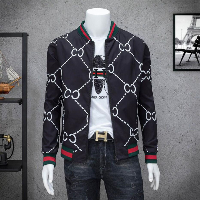 New 2023 Designer Mens Jackets Baseball Coats Men's Windbreaker Stand Collar Jacket Zipper Pockets Outerwear Big Size 5XL Casual Hip Hop Streetwear