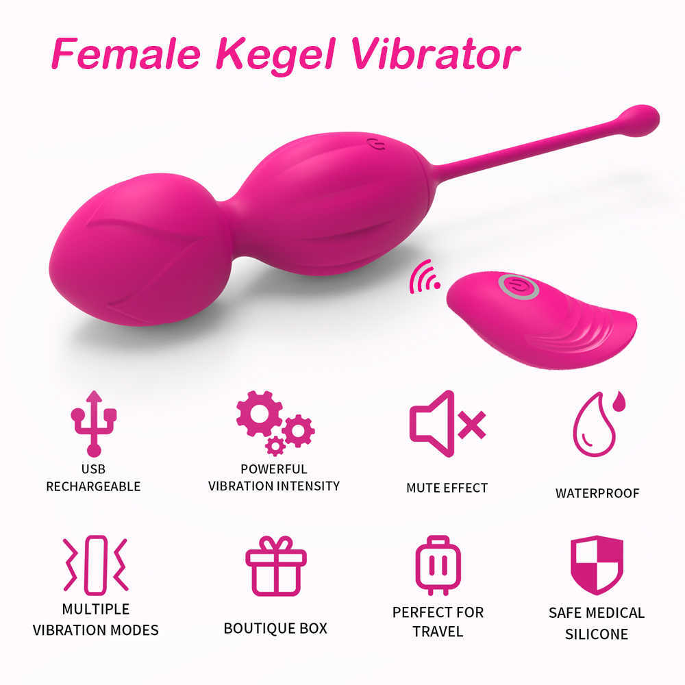 Vitesse vaginale serrer l'exécution des boules de Kegel Ben jouant Spot vibrateur télécommande sans fil jouets sexuels pour les femmes