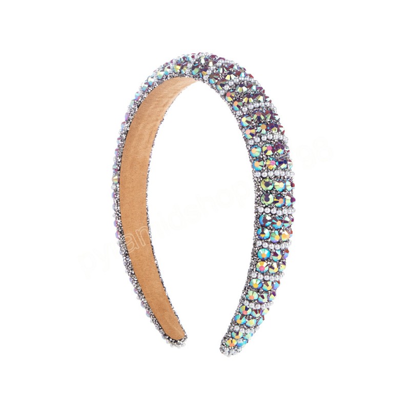 Mode Haarschmuck für Frauen voller Strass Perlen gepflastert Haarband Top Qualität Turban für Mädchen Stirnband