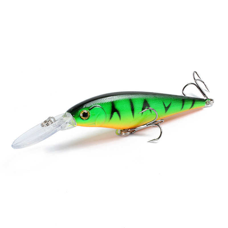 Esche esche Minnow 11cm 10.5g Plastica artificiale Canna dura Nuoto profondo Dispositivo oscillante giapponese Crank Bait Bass Fishing Gear P230525