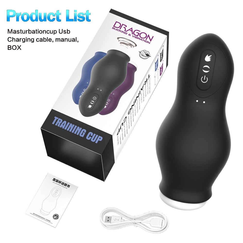 Automatic Sucking Male Machine Oral Vaginal Penis vibrator Sex Toy for Man Masturbation Cup Blowjob Machine Masturbator for Man