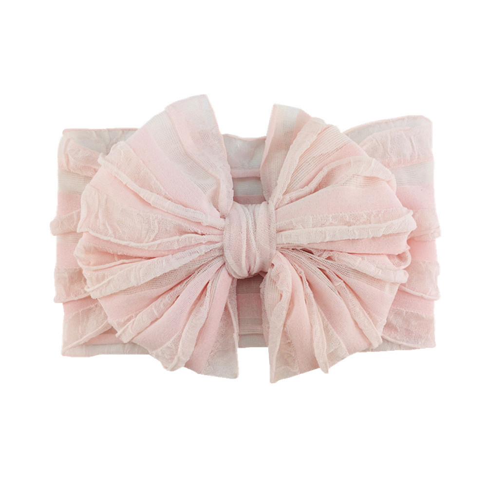 Bandeau en dentelle pour bébé, bandeau à gros nœud, bandeaux pour enfants, accessoires pour cheveux pour filles