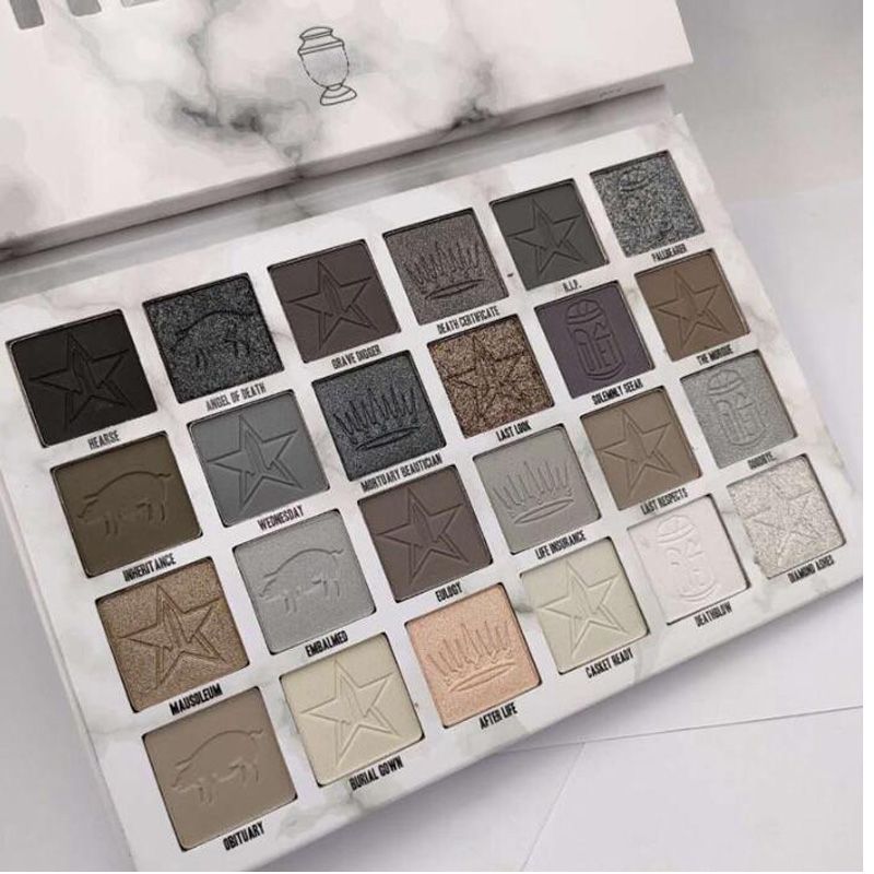 Nyaste femstjärniga kremerade ögonskuggpaletten Makeup Cremated Eyeshadow Palette Shimmer Matte High Quality