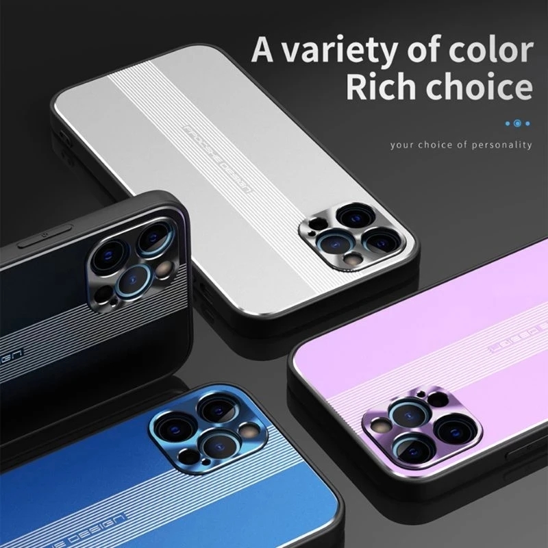 Luxury Aluminum Metal Magnetic Case For iPhone 14 plus 13 12 11 Pro Max 13 12 Pro XS XR XSMax Ultra Slim Anti-Shock Phone Back Cover