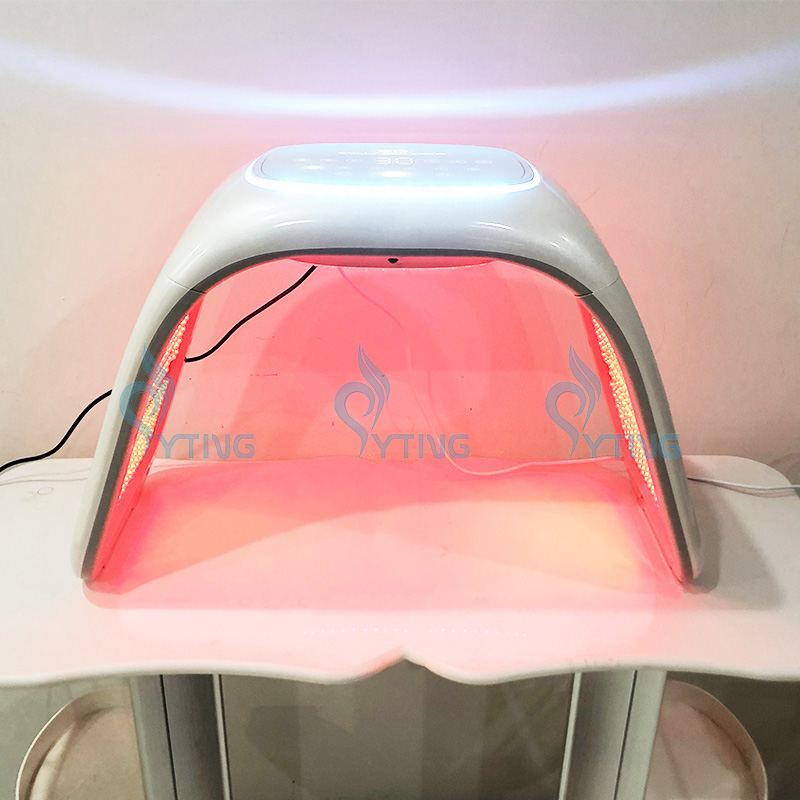 5D Colágeno LED Terapia máscara rejuvenescimento da pele e spa facial bio de tratamento de acne antienvelhecimento com UV