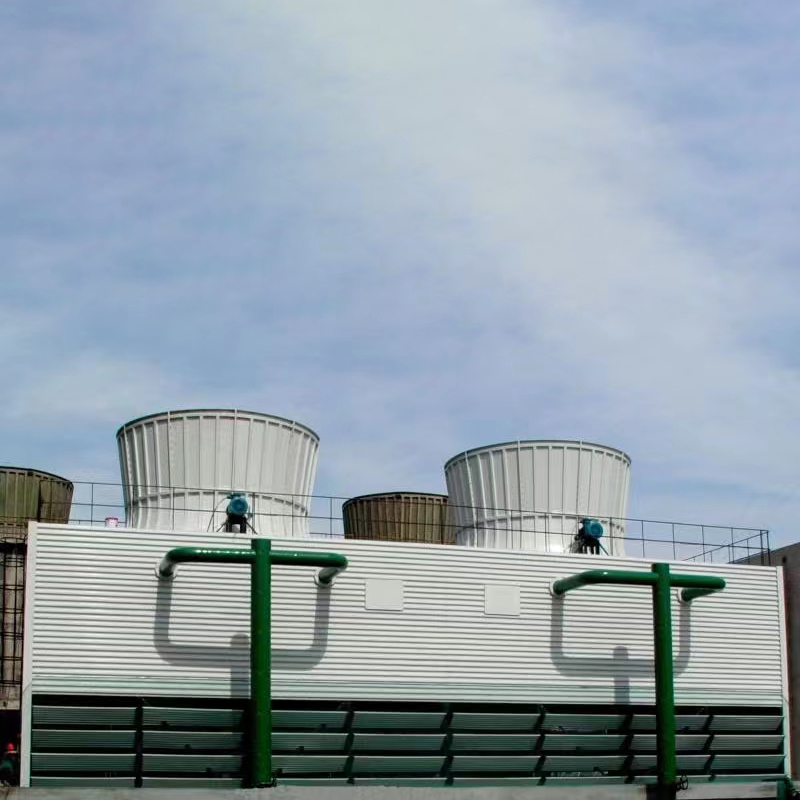 Manufacturer's direct supply of fiberglass cooling towers - circular counter flow cooling towers