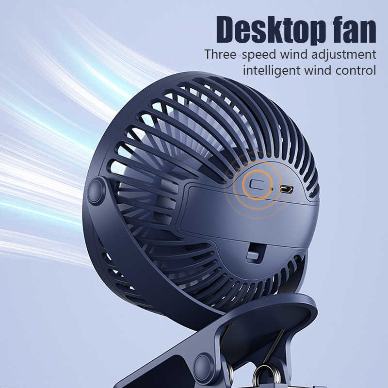 Yeni USB mini el klips fan uygun ve ultra-şaplak elektrikli fan yüksek kaliteli taşınabilir öğrenci sevimli küçük soğutma ventilador