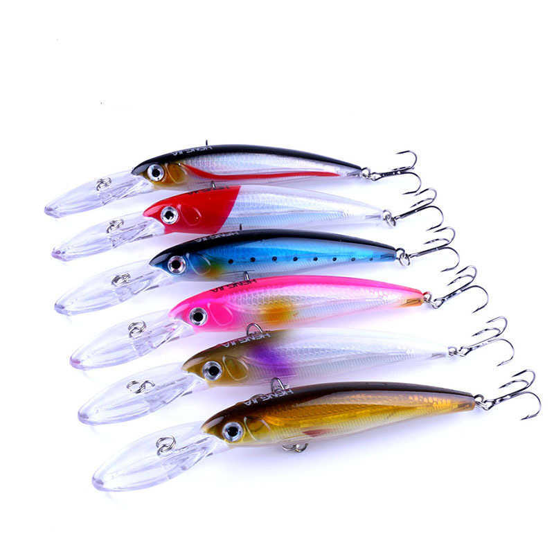 Baits Lures Minnow Fishing Wobblers Isca Artificial 17cm 30g Bass Crank Dragging Long Tongue Deep Diving Parker Bait P230525