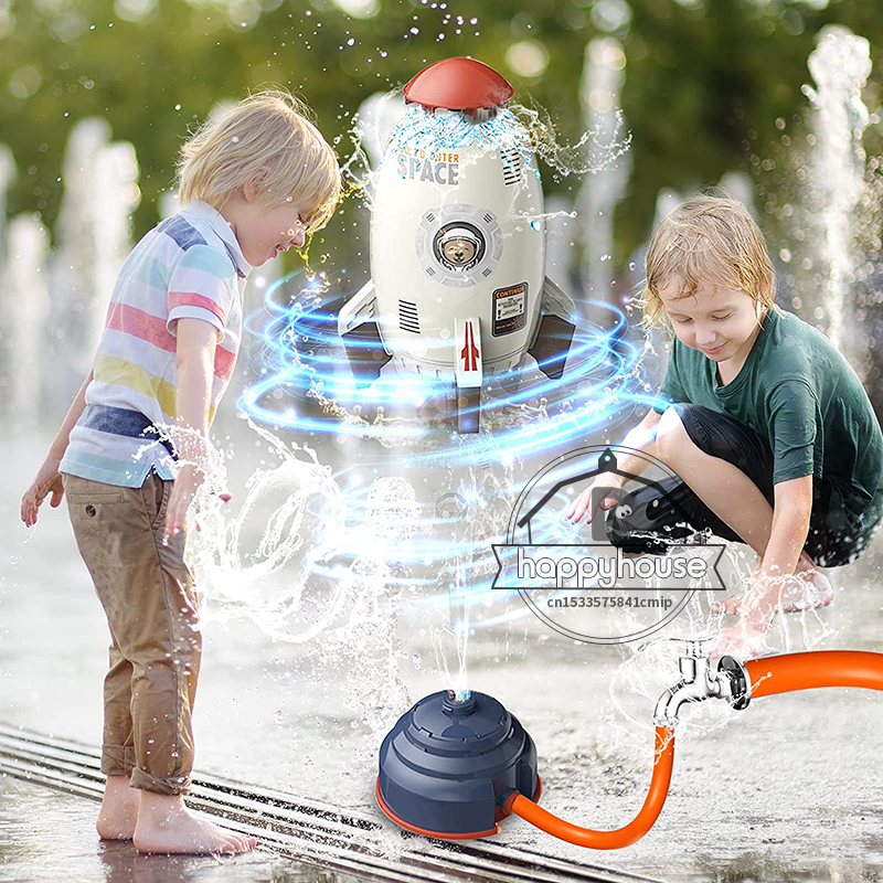 Rocket Launch Sprinkler Toys for Kids Outdoor Yard Water Sprinkler Hydro Launch Water Rocket Toys Giocattoli acquatici all'aperto bambini