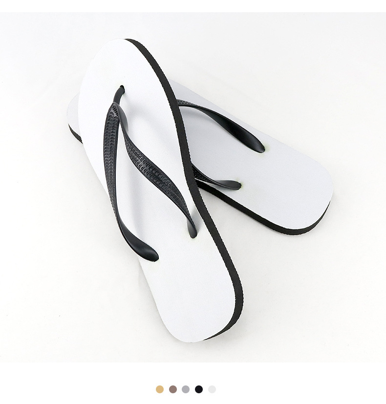 Feest sublimatie strand slippers thermische overdracht blanco slippers natuurlijk rubber l01