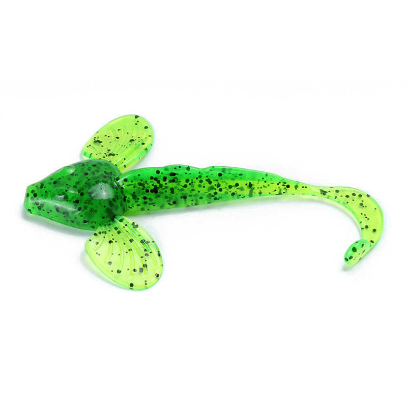 Iscas iscas 8cm/4.3g de alta qualidade peixinho artificial falso para peixes voadores wobblers silicone isca mole tackle p230525