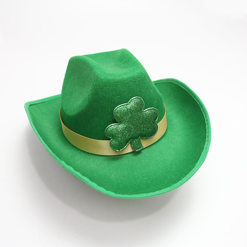 St. Patrick's Green Top Hat Clover Hut für die Irish Day Party