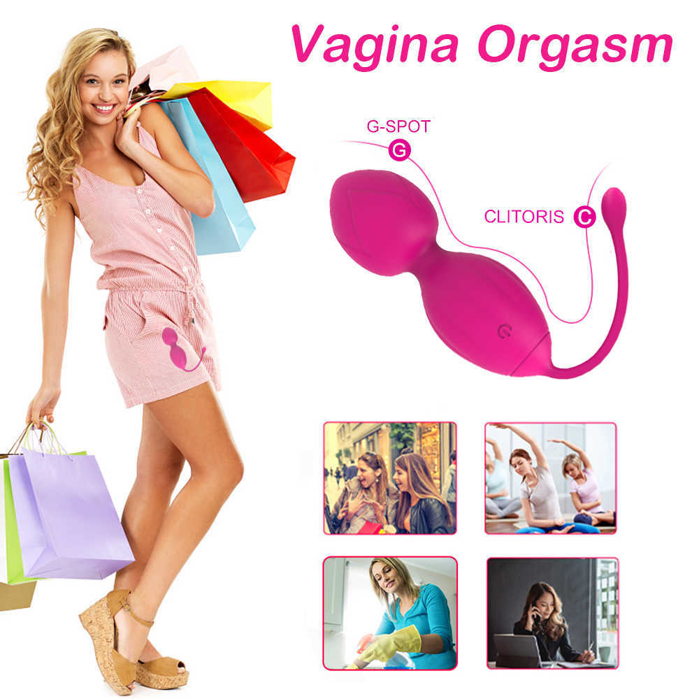 Vitesse vaginale serrer l'exécution des boules de Kegel Ben jouant Spot vibrateur télécommande sans fil jouets sexuels pour les femmes