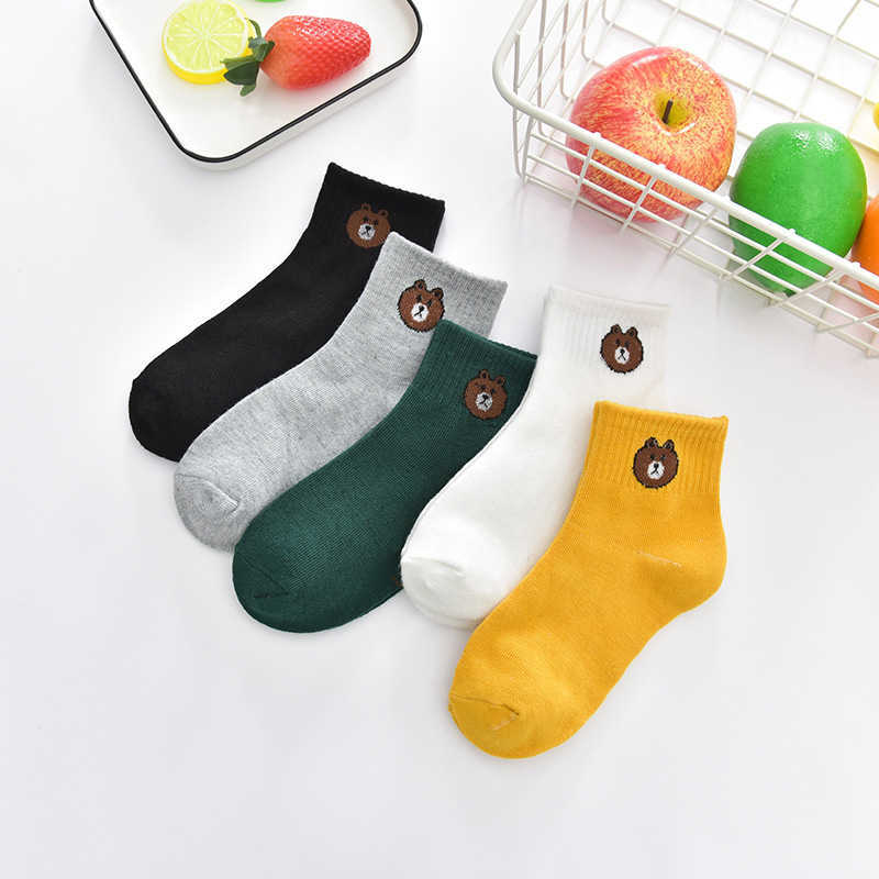 Socks of cotton student children's floor autumn spring multi-color socks for boys and girls G220524