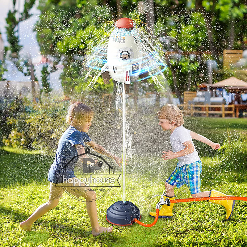 Rocket Launch Sprinkler Toys for Kids Outdoor Yard Water Sprinkler Hydro Launch Water Rocket Toys Giocattoli acquatici all'aperto bambini