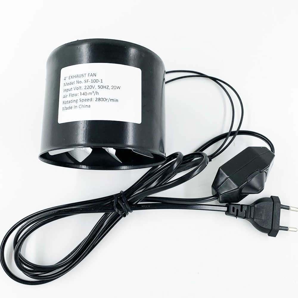 NIEUW 220V Home Silent Inline Pipe Duct Uituitlaatventilator Badkamer Extractor Keuken Toiletluchtventilatie
