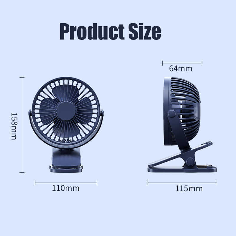 Yeni USB mini el klips fan uygun ve ultra-şaplak elektrikli fan yüksek kaliteli taşınabilir öğrenci sevimli küçük soğutma ventilador