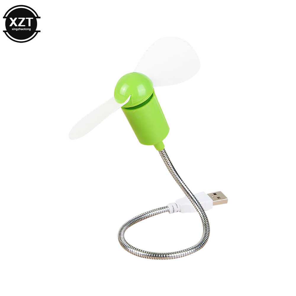 Nouveau mini ventilateur à lame souple bras de support flexible réglable silencieux peut se plier librement Interface USB universelle