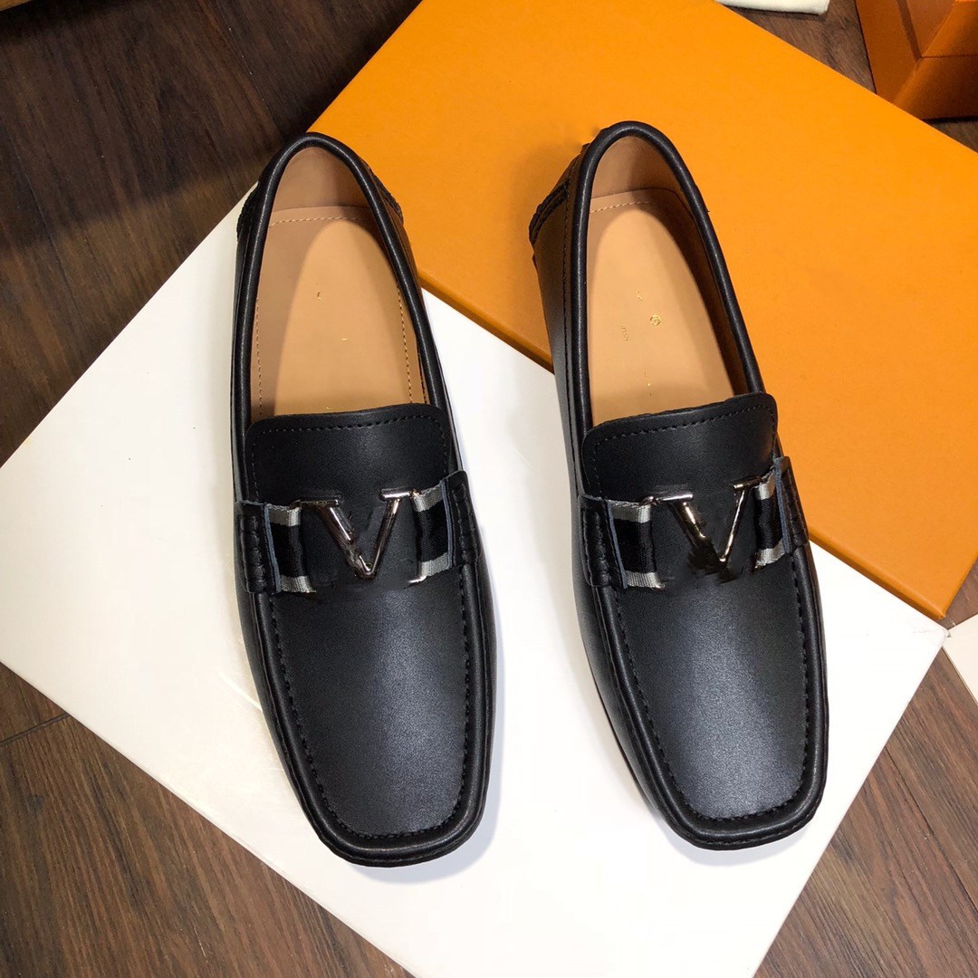 Heren Designer Loafers Echte lederen schoenen Men Leer luxueuze jurk mannen schoenen voor mannen kleding schoenen mannen casual mode ademende grote maten