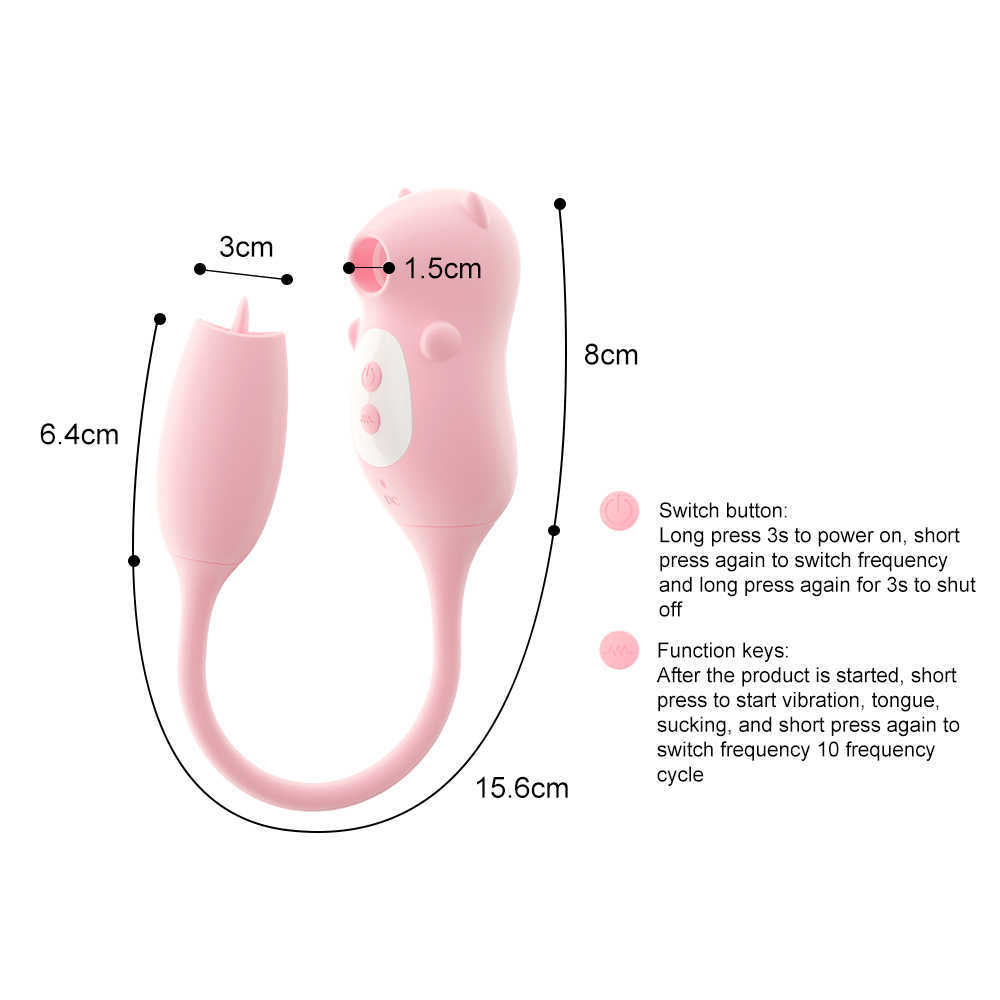 Vibratori a ventosa telecomandati le donne Potente clitoride Vuoto Amore femminile Giocattolo del sesso con uovo vibrante