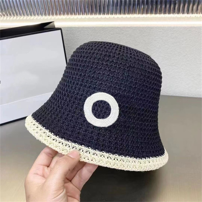 Fashion Design Letter Bucket Hat For Men Women Foldable Caps Black Fisherman Beach Sun Visor wide brim hats Folding ladies Bowler Cap 