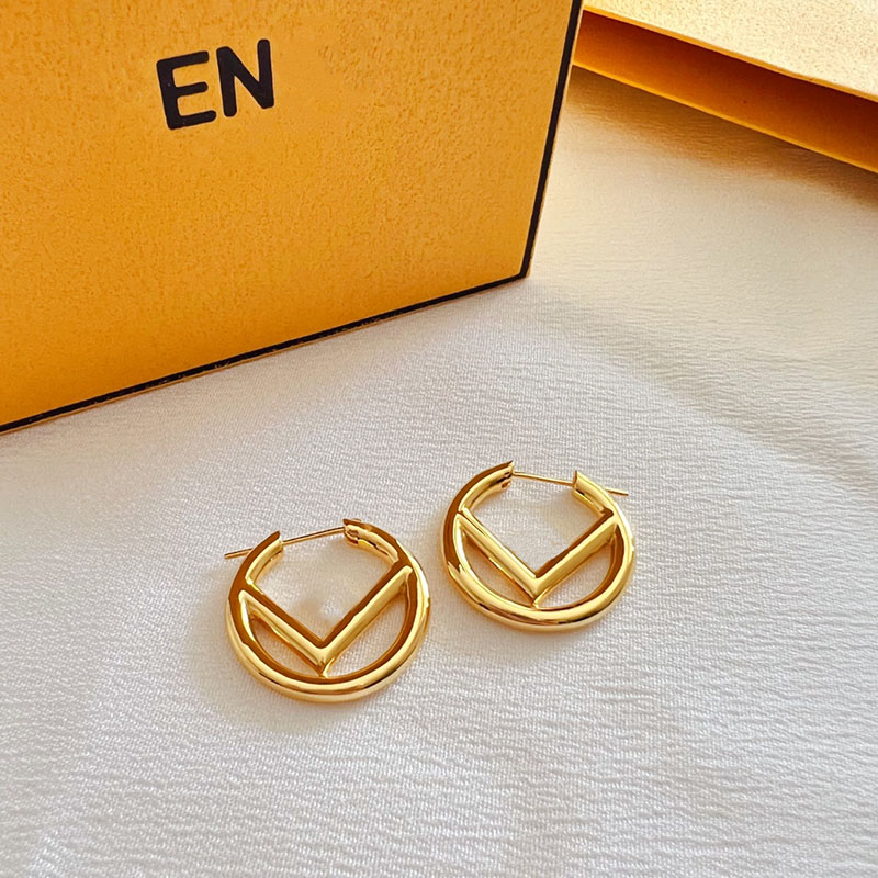 Luxury earrings designer for womem Gold earrings brand letter design earrings fashion jewelry Valentine Day wholesale birthday gift