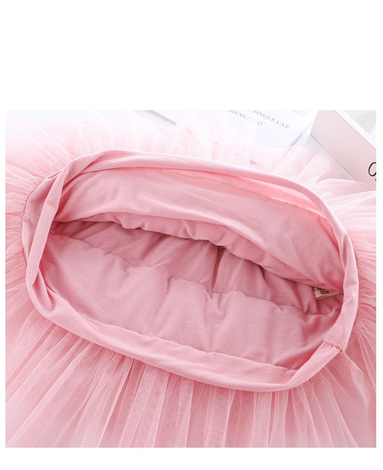 Girls Tutu kjolar tyll pettiskirt baby dans balett scen garn kjolar mesh gase halv fest mini kjol dankläder kostym 6 lager klädning tiered fancy kjolar bc728