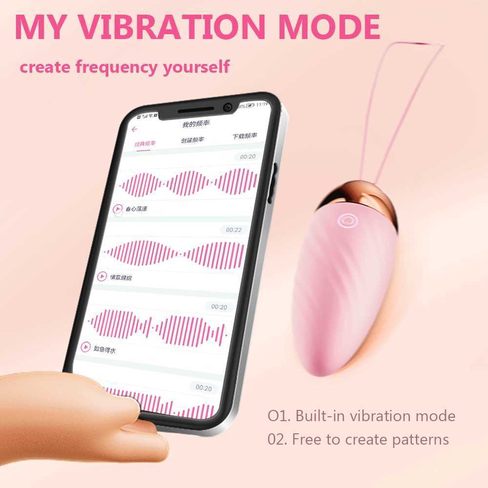 ワイヤレスBluetooth App Mini Bullet Vibrator Women'sClintoris Remot Pantie Vibrating Love Egg Sex Toy for Womenカップル