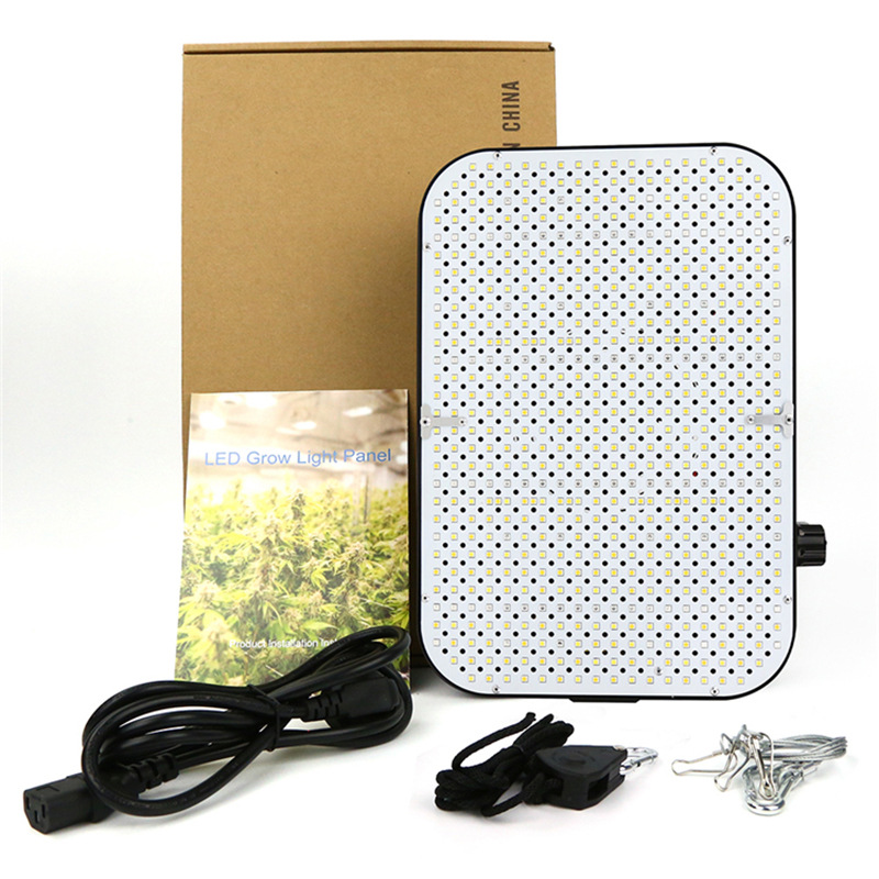 LED Grow Light ، 1000W LEDS مصابيح طيف كاملة قابلة للضايق مع سلسلة Daisy و LED الأشعة تحت الحمراء للنباتات الداخلية بزرع الخضار الزهرة تنمو 200W